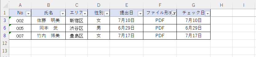 Ctrl＋Rで右側へコピーする
